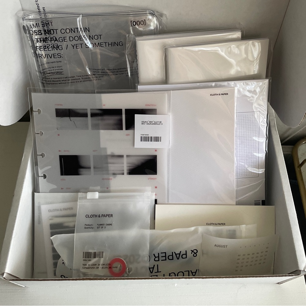 Cloth & Paper June Intention Box | 2027 Dated Set + TN Cover